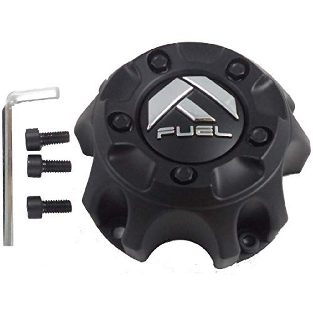 Fuel Matte Black Wheel Center Cap ONE (1) 100157MB M454 with Screws