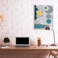 thumbnail image 2 of Stupell Industries Geometric and Line Abstraction Modern Circular Shapes Canvas Wall Art, 30 x 40, Design by Regina Moore, 2 of 6
