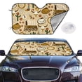thumbnail image 2 of Balery Wild West Cowboy Print Car Windshield Sun Shade,Windshield Sunshade for Car Pickup Truck SUV Accessories-Medium, 2 of 7