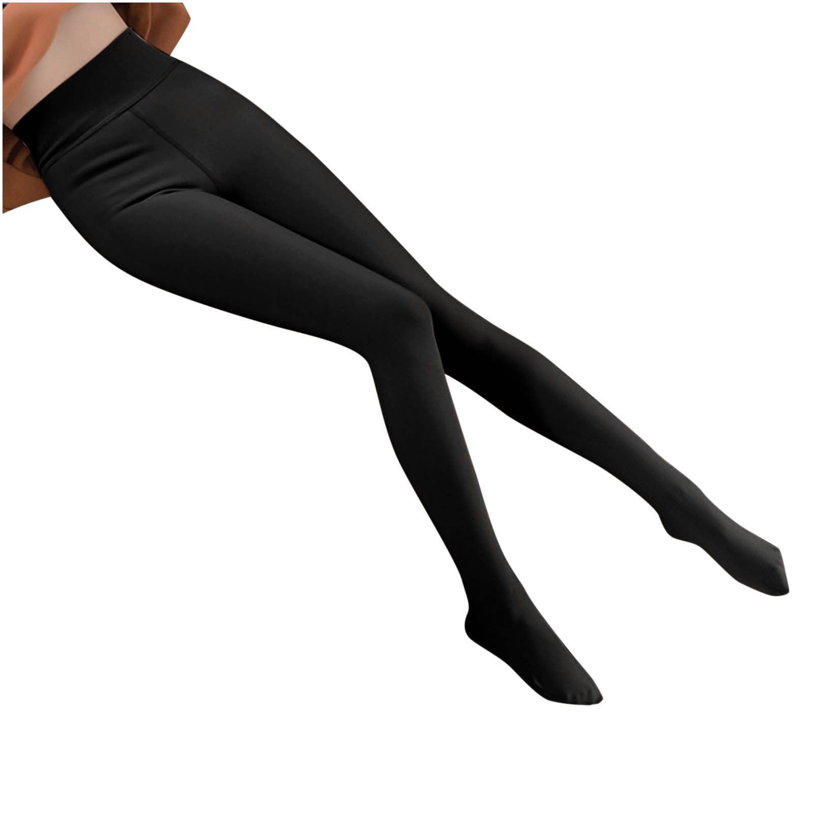 2 Pairs Tights for Women Winter Thermal Pantyhose Fake Translucent