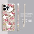 thumbnail image 1 of Coque de téléphone souple Hello K-kitty, étui mignon pour Apple iPhone 16Pro Max 13 14 Pro 12 15 11 11Pro 16 XS XR 15Plus 7 8 SE, 1 of 4