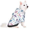 thumbnail image 2 of Haiem Dinosaur for Winter Dog Hoodie Sweatshirts with Pockets Warm Dog Clothes for Small Dogs Chihuahua-X-Small, 2 of 7