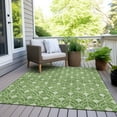 thumbnail image 6 of Addison Rugs Chantille Indoor/Outdoor Transitional Geometric Green Washable Rectangle Rug, 2'6" x 3'10", 6 of 6