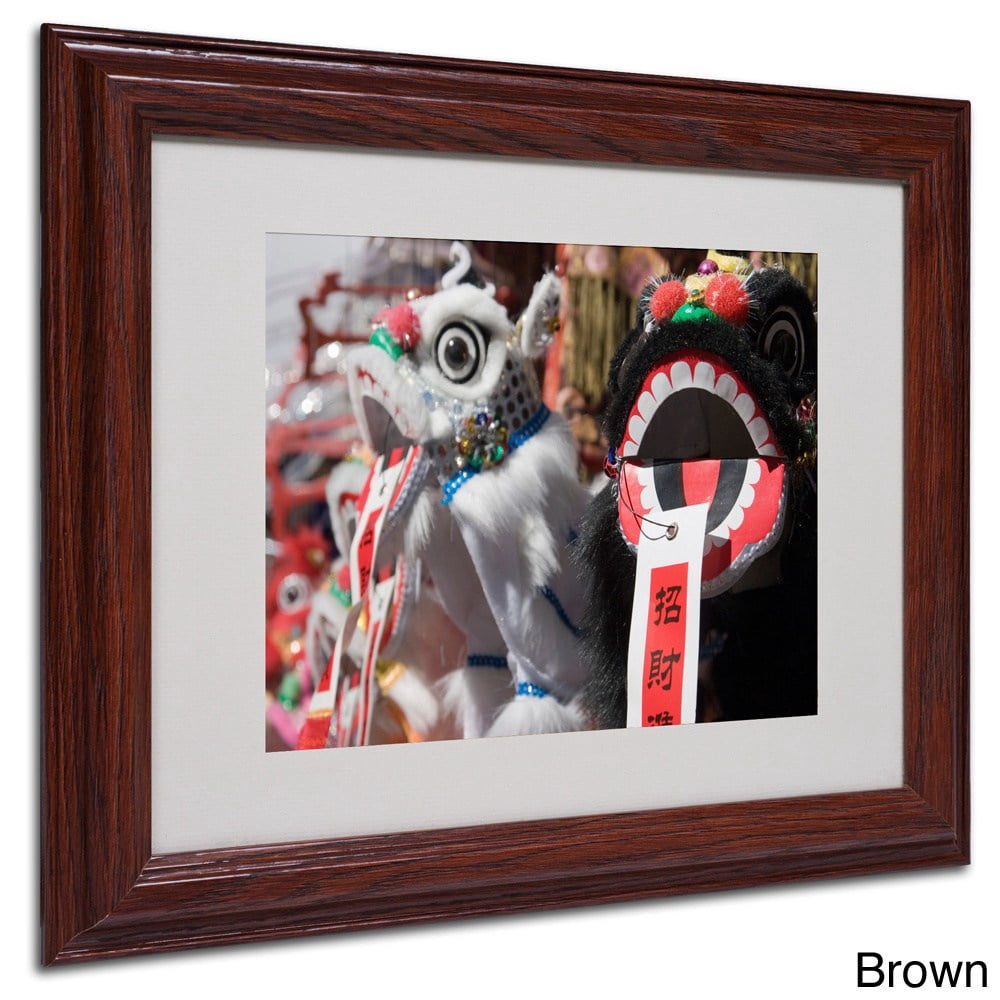 Trademark Fine Art "Chinese New Year" by Yale Gurney, Wood Frame