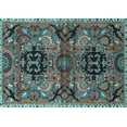thumbnail image 1 of Ahgly Company Indoor Rectangle Persian Light Blue Traditional Area Rugs, 8' x 12', 1 of 4