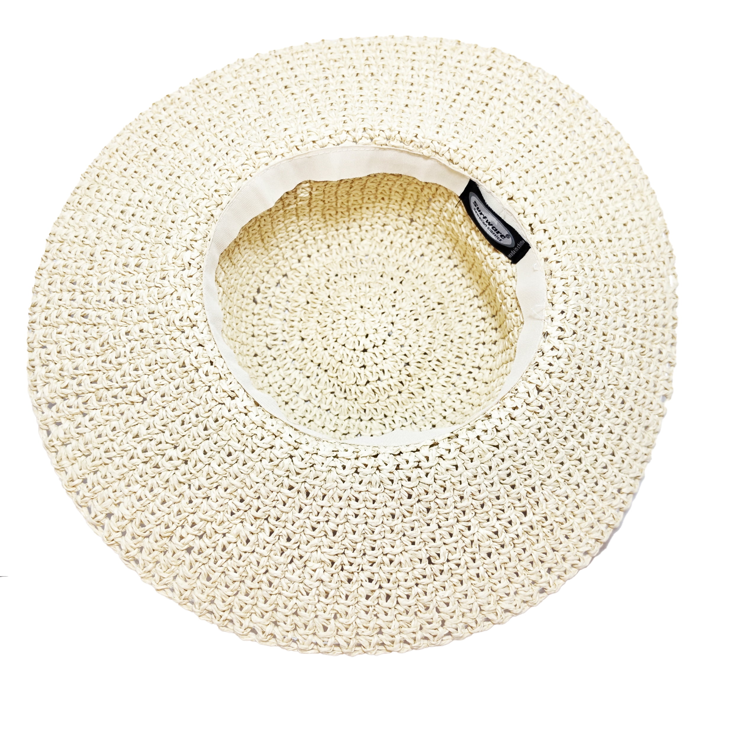Surfware Hawaiian Wide Brim Sun Protection Straw Hat