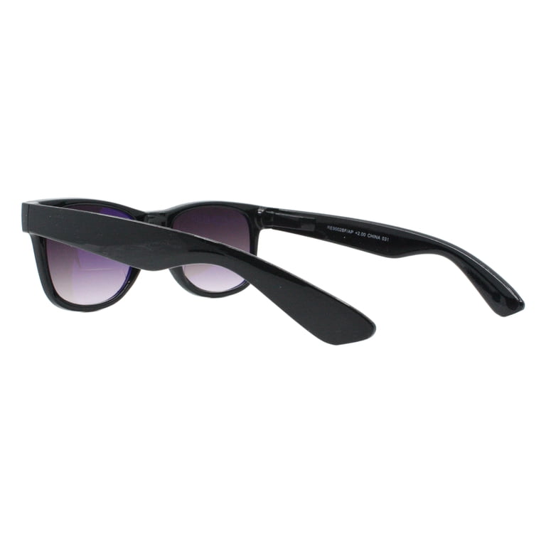 2 Pack Oversized Square Bifocal Sunglasses with Spring Hinge 3 Pairs of Square Bifocal Oversized Reading Glasses 2.0 for  main image 3
