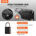 thumbnail image 2 of VEVOR Truck Bed Storage Box, Lockable Swing Case with Password Padlock, 6.6 Gal/25 L ABS Wheel Well Tool Box, Waterproof and Durable, Compatible with Ford Super Duty 2017-2021, Passenger Side, 2 of 9