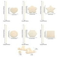 thumbnail image 3 of 6 Pcs Donut Stand Holder For Dessert Table Wood Stand Reusable Donut Display Stand Detachable Display Stand Space Saving Donut Holder Stands For Birthday Wedding, 3 of 6