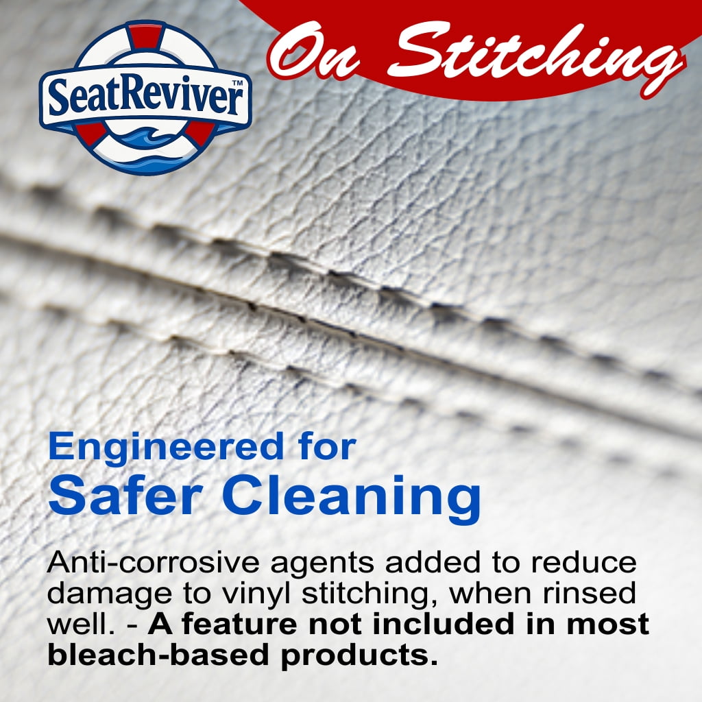 Seat Reviver Mildew Stain Remover for Boat Seats, Vinyl, Plastic, 32oz