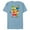 Ocean Blue, variant on The Simpsons Marge Homer Bart Lisa Maggie Holiday - Short Sleeve Blended T-Shirt for Adults – Customized-Yellow