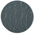 thumbnail image 1 of Furnish My Place Indoor Floor Rug - 5 ft. Round, Blue, Geometrical Print, Customized Area Rug for Bedrooms, Hallways, Living Rooms, 1 of 5