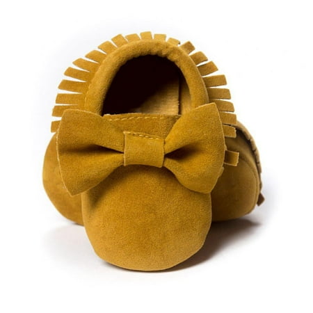

Infant Toddler Baby Soft Sole PU Leather Bowknots Shoes