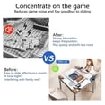 thumbnail image 5 of Extra Large Boho Style Mahjong Mat 31.5 Inch Square Rubber Table Cover Features Non-Skid Bottom for Stability and Noise Reduction for Tiles and Cards, 5 of 7
