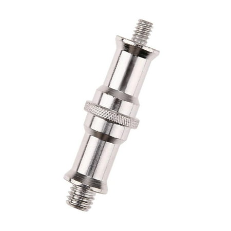 Standard 1/4 to 3/8 inch Metal Male Convertor Threaded Screw Adapter Spigot Stud for Light Stand Hot Shoe/Cold Shoe Adapter Wireless Flash Receiver
