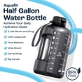 thumbnail image 2 of Botella de agua AQUAFIT de 64 oz sin BPA con pajita y mango, 2 of 8