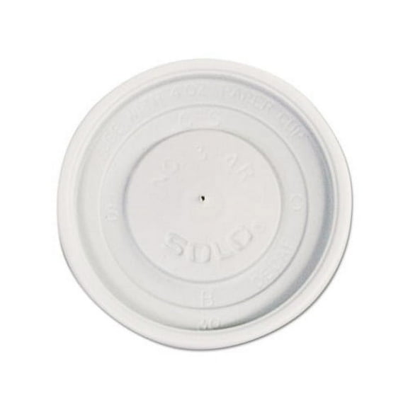 Polystyrene Vented Hot Cup Lids 4oz Cups, White, 100/Pack, 10 Packs/Carton