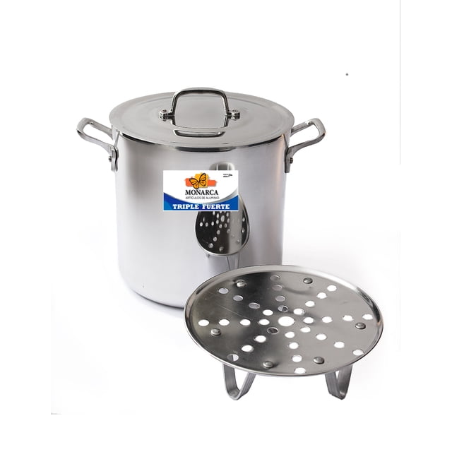Vaporera De Aluminio Triple Fuerte No. 24 Capacidad 10.5 Litros