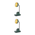 thumbnail image 3 of Injueey Ventilador de escritorio portátil recargable con soporte para teléfono, dispositivo de refrigeración para sala de estar, soporte Verde 2Conjunto, 3 of 6