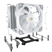 Vetroo V5 White CPU Air Cooler w/ 5 Heat Pipes 120mm PWM Processor Cooler for Intel LGA 1851/1700/1200/115X AMD Ryzen AM5 & AM4 w/Addressable RGB Lighting Sync