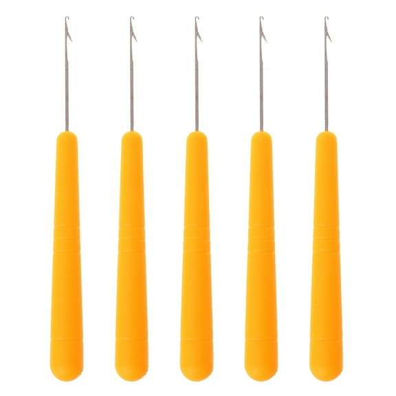 Yammee 5Pcs Crochet Hook for Latch Lock Needle Rug Making Knitting Interlock DIY Craft