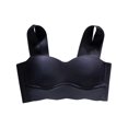 thumbnail image 4 of Itsame 1PC Bras for Women's Full Support Everyday Casual Bra Set Comfortable Breathable Wireless Comfort Bralette Black Size XL, 4 of 4