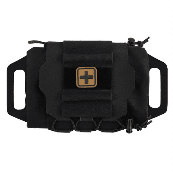 Quick Deployment Kit Outdoor Quick Pull Medical Kit Outdoor Hunting Camping Emergency Survival Kit Black,1 x Camping Emergency Survival Kit,Black