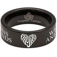 thumbnail image 5 of Family Love Tungsten Carbide Ring, 5 of 9
