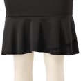 thumbnail image 5 of Afinprain Womens Clergy Dress 3/4 Sleeve Mermaid Hem Black Dresses with Tab Collar, 5 of 6