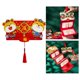 thumbnail image 3 of Sobres rojos plegables de estilo chino, suministros para festivales de cumpleaños. tigres b, 3 of 8
