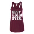 thumbnail image 1 of Womens Best Mom Ever #1 Mom World's Best Mom Mother's Day Flowy Racerback Tank Top T-Shirt, 1 of 1
