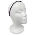 thumbnail image 3 of Pearl Seed Bead Braided Macramé Thin Elastic Strap Headband - Womens Fashion Handmade Gifts Boho Accessories, 3 of 3