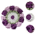 thumbnail image 6 of YWMJZEU Crochet Coaster Cup Mat Cute Multipurpose Gift Protection Flower Coaster Lily of Purple, 6 of 9