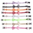 thumbnail image 4 of Universal Dog Collar - Comfortable Bowknot Pet Collar with Shiny Fabric for Puppy Elegance, 4 of 8