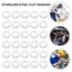 thumbnail image 4 of M2 Stainless Steel Flat Washers Spacers Fastener DIN125 200 PCS, 4 of 5