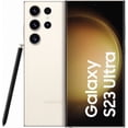 thumbnail image 1 of Refurbished Samsung Galaxy S23 Ultra 5G - 256GB – Cream – 200MP Quad Rear & 12MP Front Camera - Fully Unlocked Smartphone - Excellent Condition, 1 of 7
