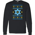 thumbnail image 3 of Inktastic Hanukkah Ugly Sweater Long Sleeve T-Shirt, 3 of 5