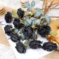 thumbnail image 5 of Artificial Vintage Silk Rose Flower Bouquet Fake Roses Long Stem Artificial Roses for Home Kitchen Wendding Decorations, 5 of 5
