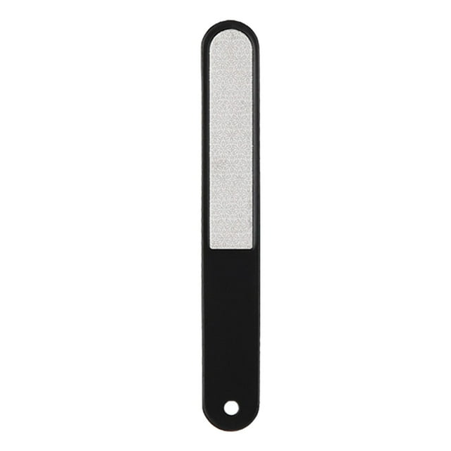 Stainless Steel Nail File Gray Nail Polish File Pedicure Thick Nail Polish Grinding Strip Four Double Stone File