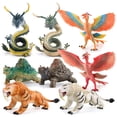 thumbnail image 2 of Gprince Children Mythical Creatures Action Figures Chinese Azure Dragon Tortoise Vermilion Bird White Tiger Model Ornaments, 2 of 8