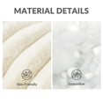 thumbnail image 3 of Exclusivo Mezcla Calming Donut Dog Bed with Non-Slip Bottom, 24 inches Cozy Fluffy Faux Rabbit Fur Round Pet Bed for Medium Dogs, Ivory, 3 of 7