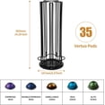 thumbnail image 2 of MOLEDINO Coffee Pod Holder for Nespresso Vertuo 35 Pods Capacity,360°Rotating Coffee Capsule Organizer,Space-Saving Rangement,Decor & Storage Accessories for Kitchen Coffee Bar Office (Black), 2 of 8