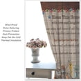thumbnail image 5 of Country Rustic Farmhouse Curtains,Vintage Wooden House Western Farm Autumn Pumpkins Rod Pocket Blackout Window Drapes Treatment for Kitchen Bedroom Living Room 42x84in,2 Panel Set, 5 of 6