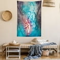 thumbnail image 2 of Butterflies Decorations Wall Hanging Tapestry, Fairy with Butterfly Wings Renewal Female Rebirth Psyche Lightness of Being, Bedroom Living Room Dorm Accessories, 40 X 60, Blue Purple, by Ambesonne, 2 of 5