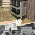 thumbnail image 5 of Lumiparty Chicken Nesting Box, 6 Compartment Metal Nesting Boxes for Hens Laying Eggs, Green, 5 of 7