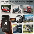thumbnail image 4 of Airtag Holder Ultra Magnetic for Car, Truck Waterproof & Shatterproof Minimalist Design, Strong(Magnetic 2 Pack Black), 4 of 5