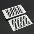 thumbnail image 1 of Greenne 150mm Aluminium Rectangular Cabinet Wardrobe Air Vent Grille Ventilation-Cover, 1 of 4