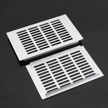 

GLFILL 150mm Aluminium Rectangular Cabinet Wardrobe Air Vent Grille Ventilation-Cover