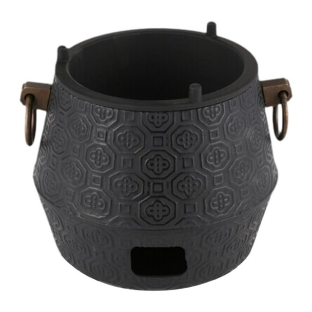 Luzkey Tea Stove Tea Kettle Warmer Cast Iron Multifunctional Small Heating Stove Tea Warmer Base for Office Home Picnic Indoor Party