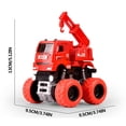 thumbnail image 2 of Toy Cars HUOGUO Friction Powered Push and Go, paquete de 4 unidades, 2 of 4